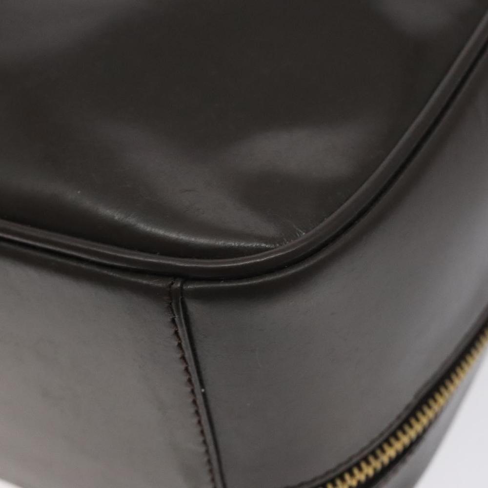 GUCCI Bamboo Hand Bag Patent leather Dark Brown Gold 000 270 0323 Auth 129452 - Picture 12 of 16